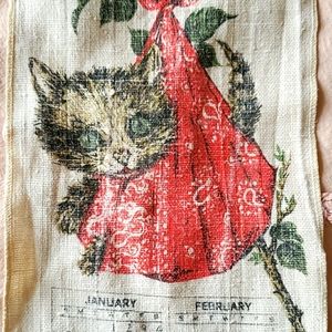 Vintage 1969 Kitten Calendar